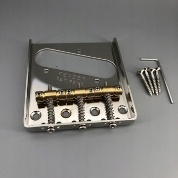 Mostek gitarowy Nickel Telecaster Mosiężne siodełk