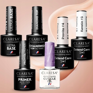 Набор 6х гибридных лаков Claresa Lamp Trunk Milling