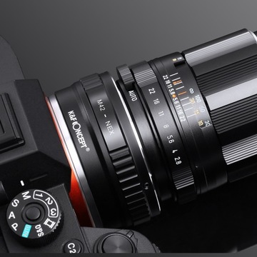 АДАПТЕР M42 для Sony NEX E Mount A6500 A7 A9 K&F Concept качество