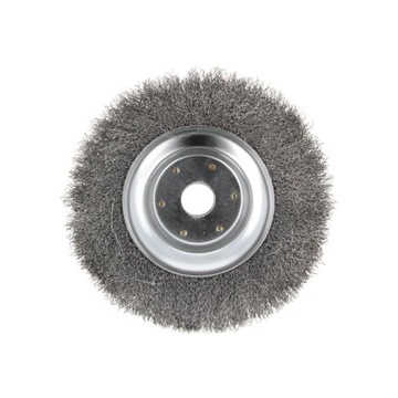 Щетка из мягкой проволоки для бензокосы, крепление 200 мм.