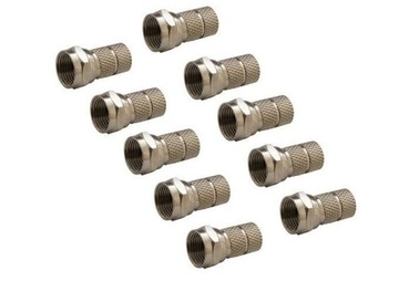 WTYK F SAT 7,0 mm EFKA ZŁĄCZE ANTENOWE 10 szt.