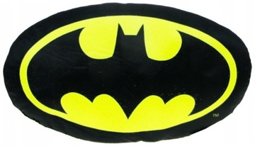 Poduszka dla dziecka Batman nietoperz logo 20x35 przytulanka welurowa