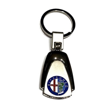 BRELOCZEK DO KLUCZY BRELOK CHROM DLA ALFA ROMEO