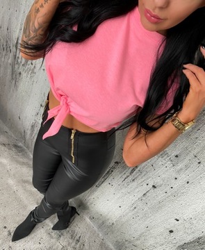 LipMar Короткая блузка-топ, завязываемая под грудью, S 36