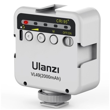 ULANZI VL49 Светодиодная лампа освещения для камеры телефона