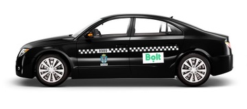 Naklejki z FOLII oznaczenia na TAXI - UBER - BOLD