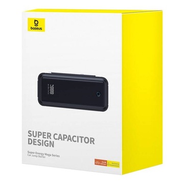 СТАРТЕР BASEUS CAR POWERBANK BOOSTER ДЛЯ АВТОМОБИЛЯ 3000A ЗАЖИМЫ 12 В