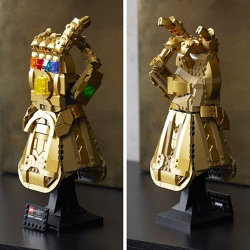 НАБОР БЛОКОВ LEGO MARVEL INFINITY GLOVE THANOS AVENGERS в ПОДАРОК