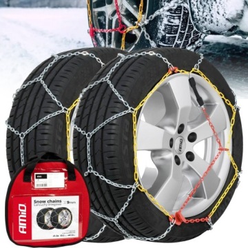Sněhové Řetězy Na Kola 195/70R15 205/55R16 R14 R15 R16 R17 9mm KNS-90
