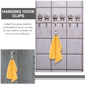 КРЮЧОК КУХОННЫЙ ДЕРЖАТЕЛЬ ДЛЯ ПОЛОТЕНЦА ЗАЖИМЫ ДЛЯ ПОЛОТЕНЦА