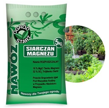 SIARCZAN MAGNEZU 5kg PA NAWÓZ BRĄZOWIENIE IGLAKÓW AMPOL SIARKA MAGNEZ START