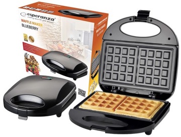GOFROWNICA OPIEKACZ DO GOFRÓW GOFRY 1000W SOLIDNA
