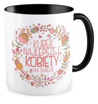 Kubek czarny DLA NIEJ PREZENT NA DZIEŃ KOBIET MAMA