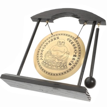 УКРАШЕНИЕ ГОНГА АКЦЕНТЫ ДЛЯ ДОМА КИТАЙСКИЙ ДЕКОР РЕТРО ВИНТАЖНЫЙ СТОЛ