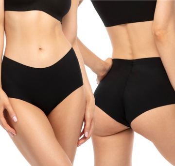 JULIMEX FIGI Z WYSOKIM STANEM INFINITY BOYSHORTS MAXI CZARNE M