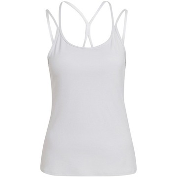 Koszulka damska adidas Studio Slim Strappy Back Tank Top biała HE3141 XS