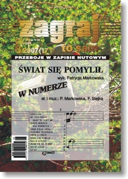 Zagraj to sam - nr 08/2007 (171) nuty keyboard