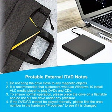 Внешний оптический привод DVD USB2.0 Проигрыватель компакт-дисков/DVD-ROM Устройство чтения Устройство записи