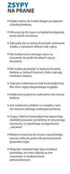 DRZWICZKI WRZUTOWE KWADRAT ZSYP NA PRANIE 300X300