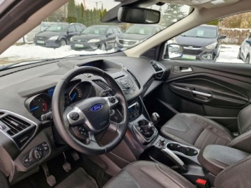 Ford Kuga II SUV 2.0 Duratorq TDCi 163KM 2013 Ford Kuga Sliczna biala Titanium 2.0 TDCI 163KM Naped 4x4 200tys km orygin, zdjęcie 14