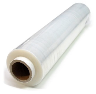 FOLIA STRETCH TRANSPARENT PRZEZROCZYSTA 3KG NETTO 300M PHU MIKE + NAKLEJKA