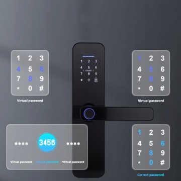 УМНЫЙ ЗАМОК ОТПЕЧАТКОВ ПАЛЬЦЕВ ЭЛЕКТРОННАЯ РУЧКА WIFI ПАРОЛЬ ОТПЕЧАТОК ПАЛЬЦА