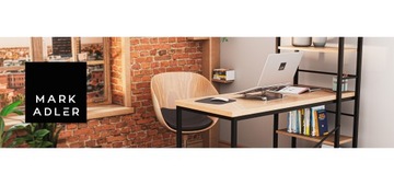 Современный компьютерный стол с книжным шкафом ЛОФТ Mark Adler LEADER 4.0