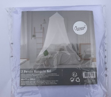 МОСКИТНАЯ СЕТКА НА 2 ЧЕЛОВЕКА МОСКИТНАЯ СЕТКА 60x235x1000см OLDMAN - ДЛЯ КРОВАТИ 2x2м
