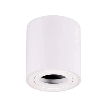 Oprawa natynkowa sufitowa tuba biała GU10aluminium