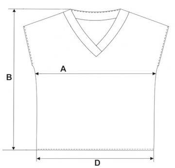 Elegancka BLUZKA DAMSKA o prostym kroju z dekoltem w serek Modna MORAJ XL