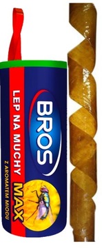 BROS LEP NA MUCHY MUSZKI KOMARY MAX TAŚMA ŚRODEK 1 SZTUKA