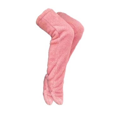 Podkolanówki Fuzzy Socks, House Slippers Skarpety, Winter Home 90cm Szary