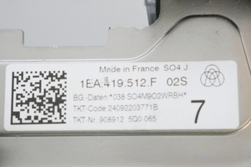 SKODA ENYAQ SLOUPEC VOLANT IV50 2022 RHD