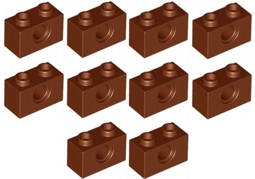 LEGO Technic Belka 1x2 Brązowy Reddish Brown 10 sztuk 4211252 3700