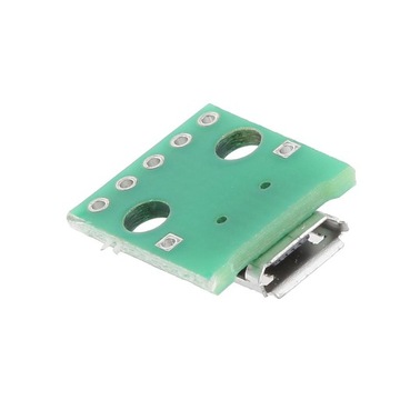 Адаптер MICRO USB-DIP, 5-контактный гнездовой разъем B