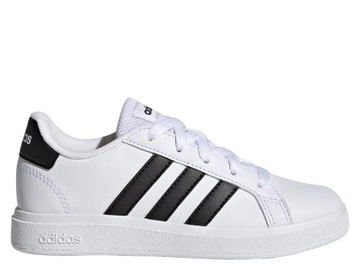 Buty dziecięce trampki młodzieżowe białe adidas GRAND COURT 2 GW6511 39 1/3