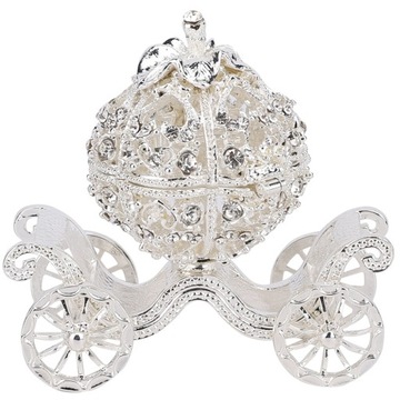 Rhinestone Zdobione Przewóz Dyni Pudełko z