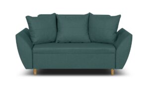 Sofa kanapa 2 os z funkcją spania ALI turkusowa