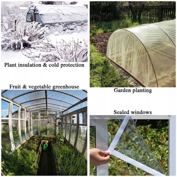 ПРОЗРАЧНАЯ ТЕПЛИЧНАЯ ПЛЕНКА ТОЛЩИНОЙ ПЭ 3×6М