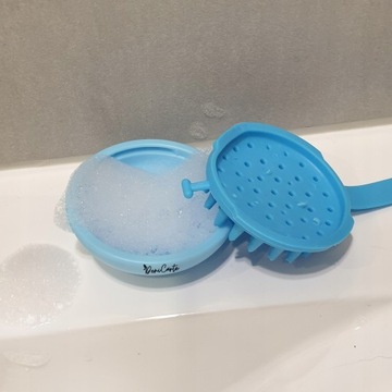 МАССАЖНАЯ ЩЕТКА ДЛЯ МЫТЬЯ ВОЛОС, ГОЛОВЫ И ТЕЛА