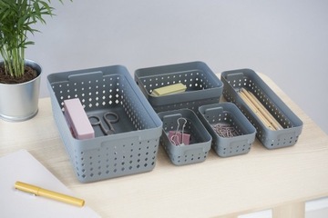 Корзина, ящик, контейнер SEOUL L Светло-серый