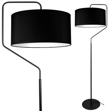 NOWOCZESNA LAMPA STOJĄCA PODŁOGOWA ABAŻUR 40CM LED