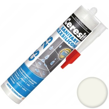 Silikon sanitarny Ceresit CS25 280ml CARRARA