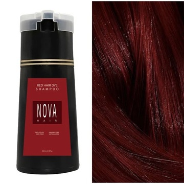 Nova Hair Dying Шампунь для ухода за волосами 3 в 1 Натуральный, быстрый