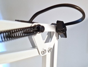 Настольная лампа для рисования, сплошная, высокая лампа 90см, регулируемая, E27 LED