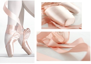 Пуанты Балетки Туфли с острым носком, размер 39