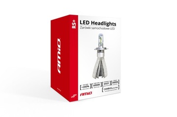 Żarówki samochodowe LED RS+ Series HB3 9005 50W slim