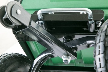 Садовая транспортная тележка тачка с прицепом-самосвалом HIGHER 350кг 75л