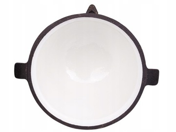 ROSSNER эмалированный чугунный казан 8 л на огне