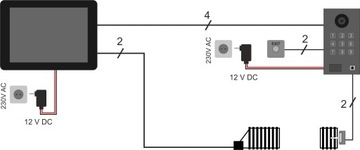 7-дюймовый видеодомофон WiFi 5TECH + блок питания DIN!